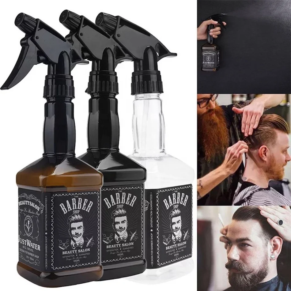 Nieuwe Spot Hairdressing Sprayfles — Fijne, Continue Nevel voor Precisie Styling, Hydratatie en Haarcontrole.