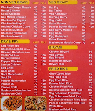 Kolkata Fast Food menu 1