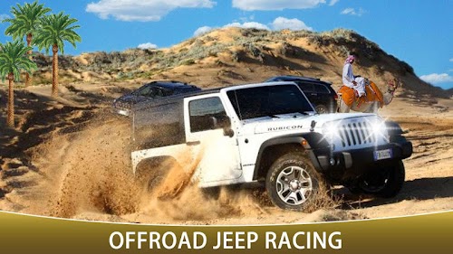 Android application Real Race Desert Jeep Drifting screenshort