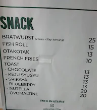 Askara Koffie menu 5