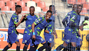 Mahlatse Makudubela of Marumo Gallants celebrates during the DStv Premiership 2022/23 match between Marumo Gallants and Swallows at Peter Mokaba Stadium, in Polokwane on the 04 September 2022.