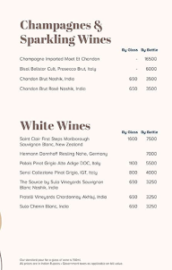 Lounge - Taj Wellington Mews menu 1