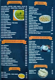 Annapoorna Hotel menu 2