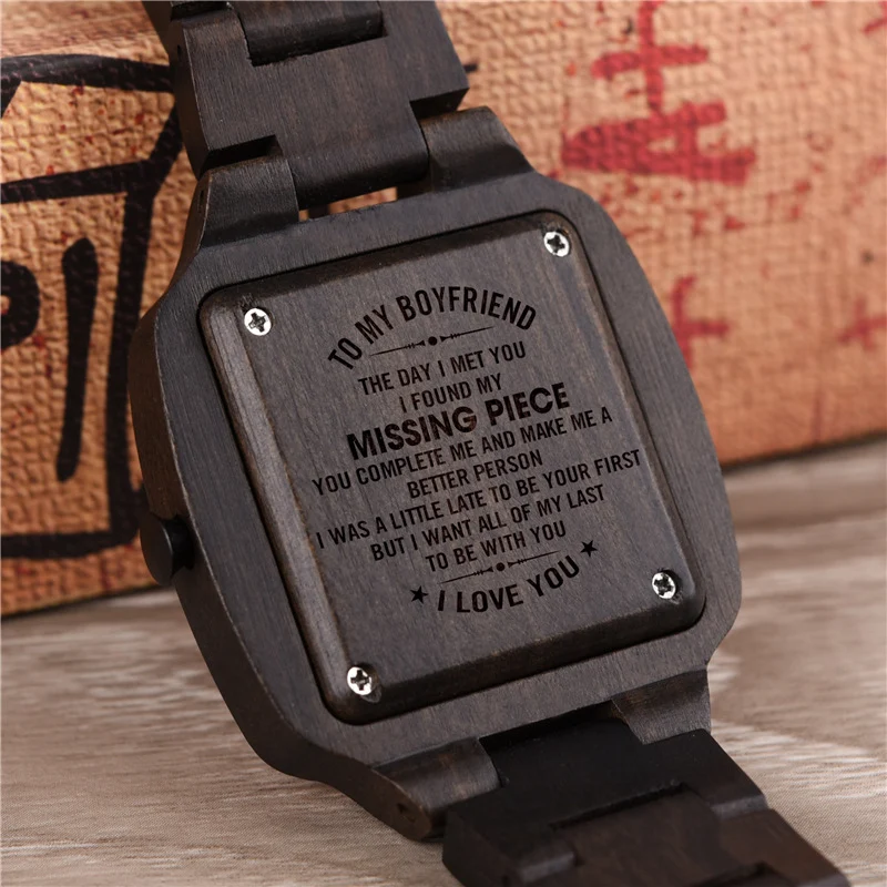 Mode ebbenhouten horloge Tijdloos elegant design voor iedereen Prachtig natuurlijk hout Kwartsuurwerk Stijlvol en functioneel Perfect voor elke outfit