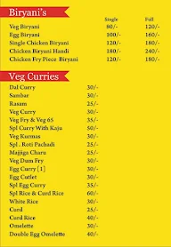 Karthik Food Court menu 2