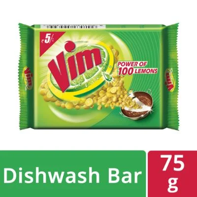 Vim Dishwash Bar Lemon 80 Gm