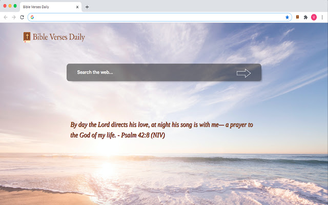 Bible Verses Daily chrome extension