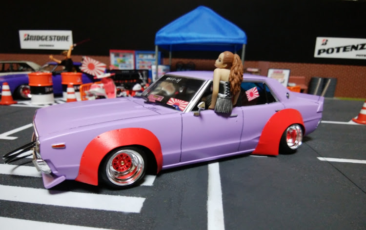 スカイラインの街道レーサー・プラモデル・卓上☆麗心愚・ケンメリワークス・グラチャンに関するカスタム事例の投稿画像12枚目