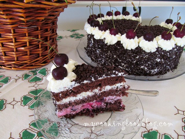 Торта черна гора (Black Forest Cake)