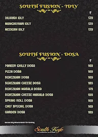 South Kafe menu 4