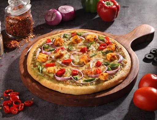 Basil Pesto Sauce & Paneer Pizza