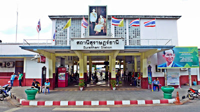 Drop-off at Surat Thani Train Station