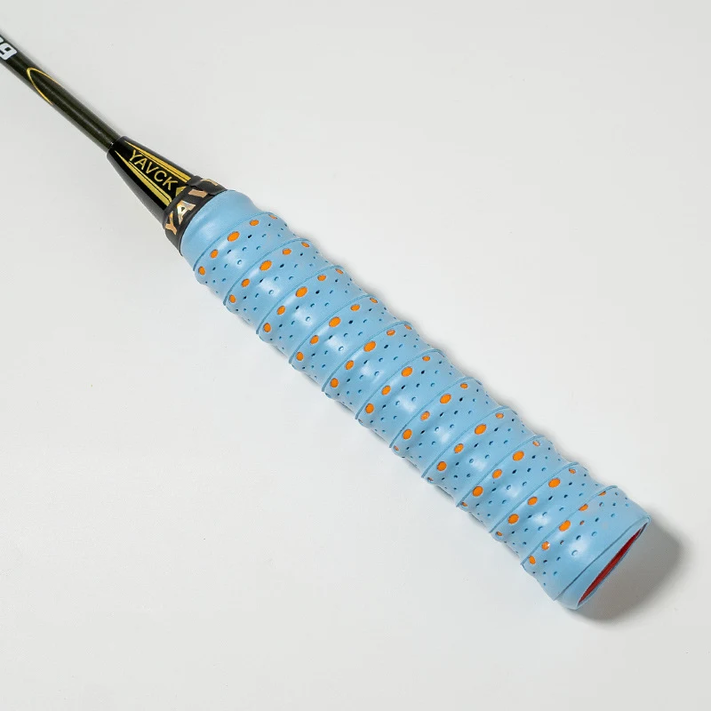 Raquette de tennis durable avec poignée antidérapante, respirante et absorbante la transpiration pour une meilleure prise