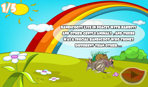 Android application Crazy Bandicoot screenshort
