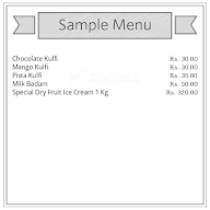 Ahuja Naan & Chaap Corner menu 1