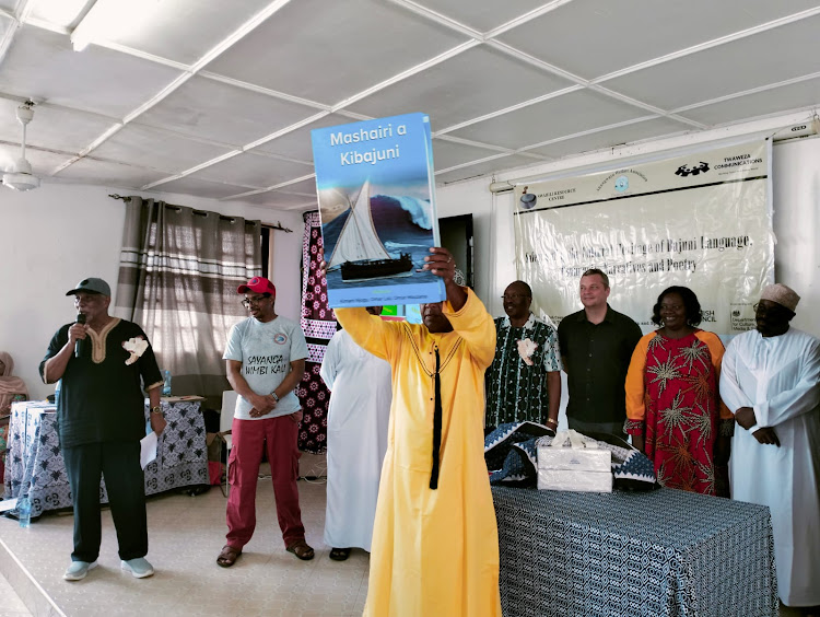 Attendees during the launch of Kibajuni books.