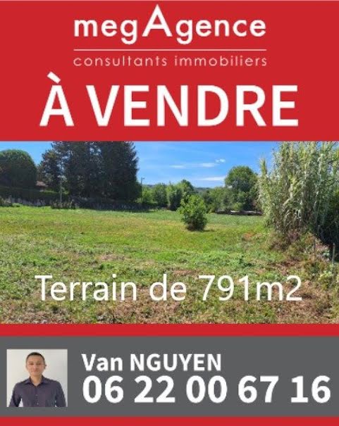 Vente terrain  791 m² à Rignat (01250), 76 500 €