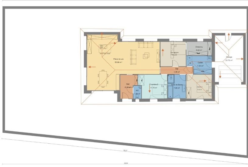  Vente Terrain à bâtir - 619m² à Nieppe (59850) 