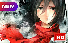 Mikasa Akaman Popular HD Anime New Tabs Theme small promo image