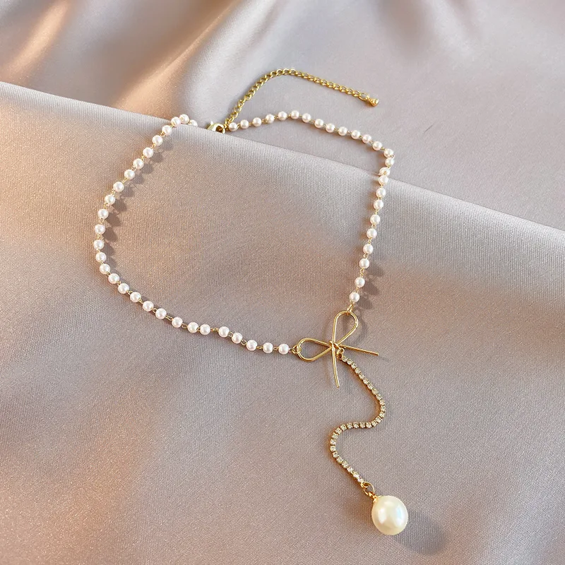 Title 2, Collier Clavicule Mode Femme Été, Long avec Pet...