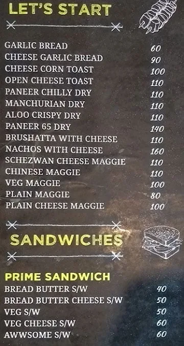 AwwSome BITE menu 