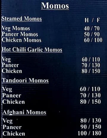 Punjabi Anna menu 