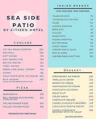 Sea Side Patio By Citizen Hotel menu 6