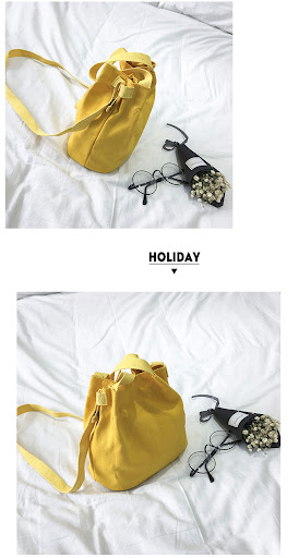 Title 7, Durable canvas bucket pouch for organizing and ...
