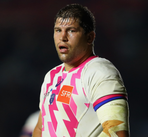 The Lions' Willem Alberts when he was operating in Stade Francais colours. Picture: WARREN LITTLE/GREY IMAGES