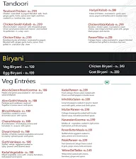 Bharat Bistro menu 1