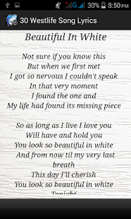 30 Westlife Song Lyrics Screenshots 1