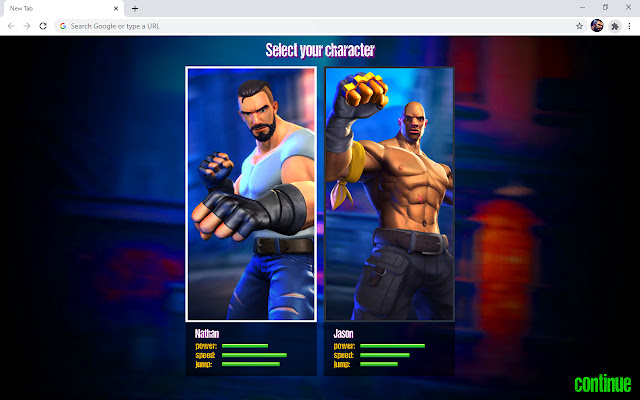 Street Fighter Game Online chrome extension