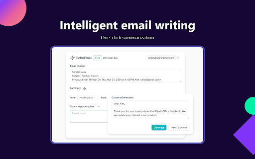 EchoEmail-AI Email Write Generator