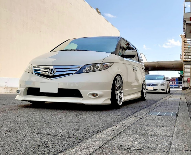 エリシオンのノーマル車・低そうで低くない本当に低くない車に関するカスタム事例の投稿画像1枚目