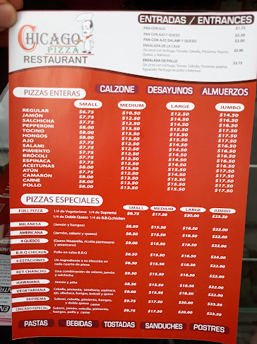 Opiniones de Chicago Pizza Restaurant en Cuenca - Pizzeria