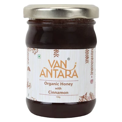 Van Antara Organic Honey With Cinnamon - 150 gm