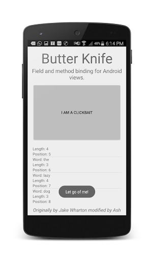 ButterKnifeAndroid