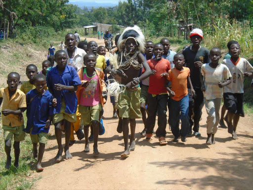 A boy prepares for a cut in Bungoma/ BRIAN OJAMAA