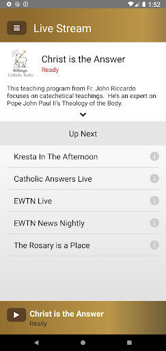 Screenshot Billings Catholic Radio