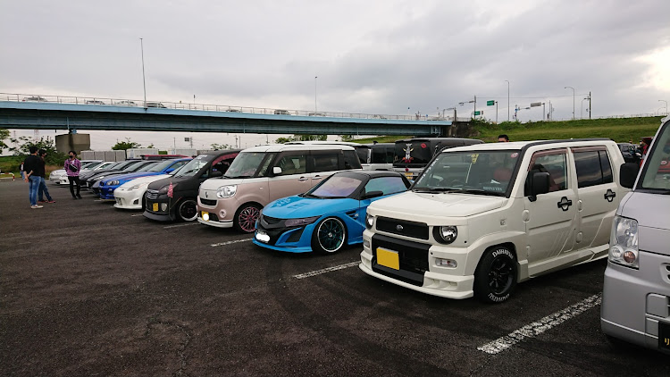 パジェロミニのL-ﾌｧﾐﾘｰ(light car family)・木曽三川公園MT・個性溢れる車達・おもしろかっこいいぜ・5月もよろしくお願いしますに関するカスタム事例の投稿画像6枚目