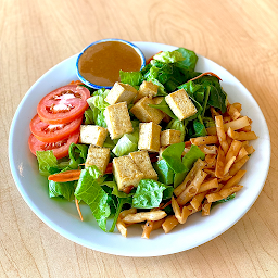 TOFU SALAD WITH PEANUT SAUCE 