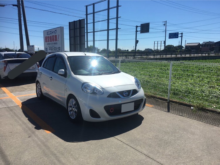 マーチの残暑お見舞い申し上げます・代車生活スタートに関するカスタム事例の投稿画像1枚目