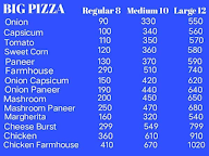 Big Pizza menu 2