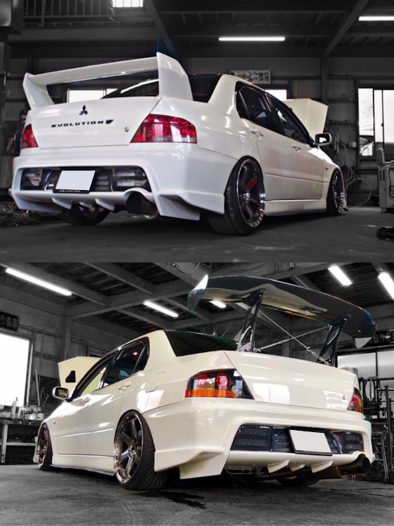 ランサーエボリューションのホイール交換・ドライブ・DIY・洗車に関するカスタム事例の投稿画像1枚目
