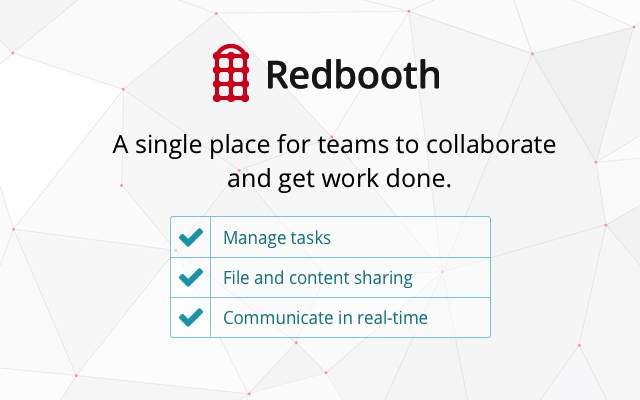 Screenshot of Redbooth