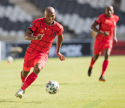 Mlungisi Mbunjana of TS Galaxy FC during the DStv Premiership 2020/21 game between TS Galaxy and Supersport United at Mbombela Stadium on 9 January 2021.