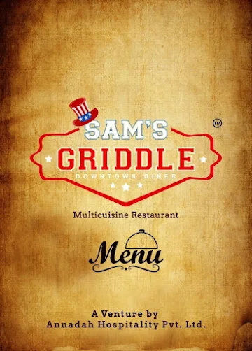 Sam's Griddle menu 