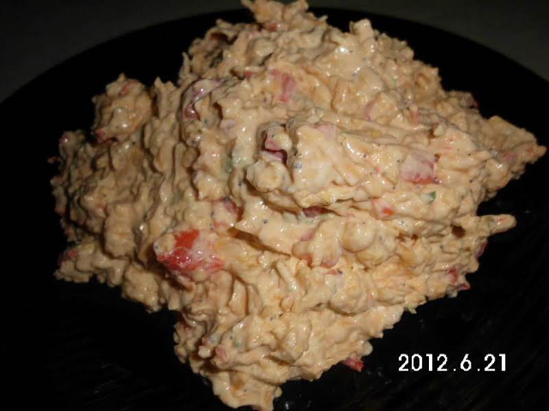 Pimento Cheese Spread With Fresh Garden Veggies