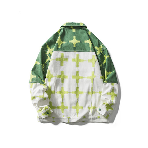 Title 2, Mens Army Green Jacket with Stitching. Durable...