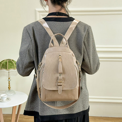 Title 2, Retro Solid Color Outdoor Casual Mom Bag Soft L...